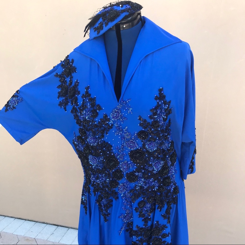 New! Fifty’s Blue Ballroom Dress, with body suit